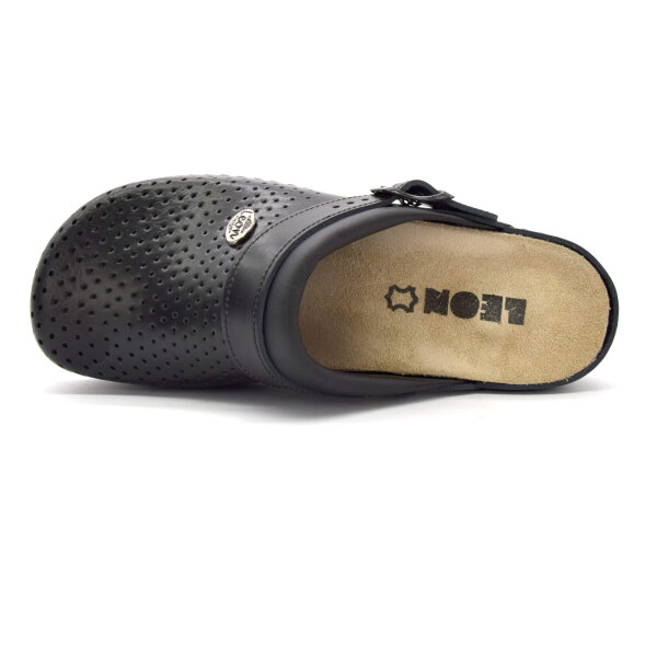 ANATOMISCHE LEDER CLOGS