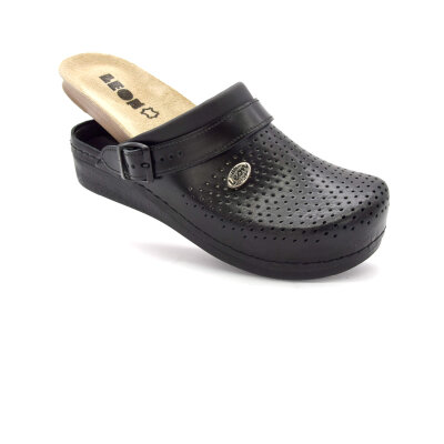 ANATOMISCHE LEDER CLOGS