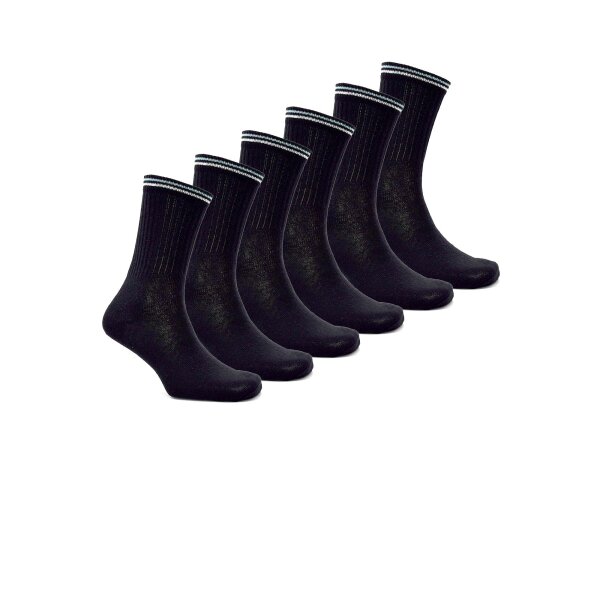 DUNNE SPORTSOCKEN 6ER PACK