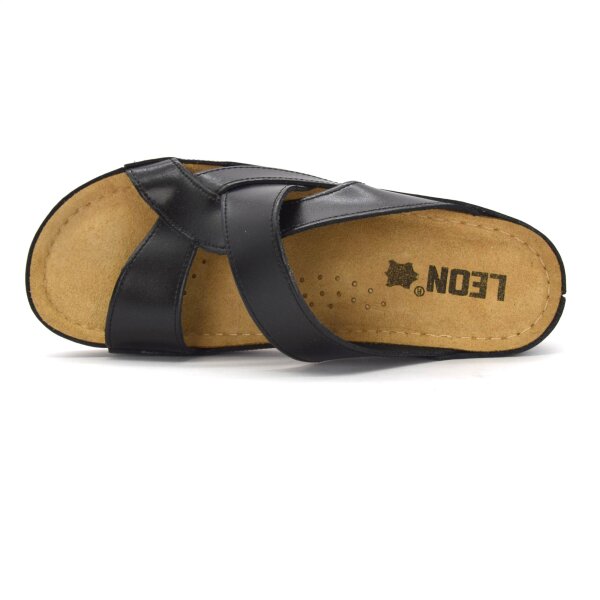 LEDER PANTOFFEL