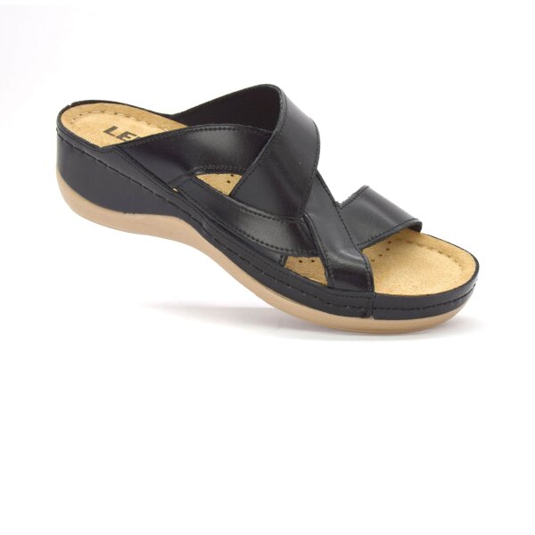 LEDER PANTOFFEL