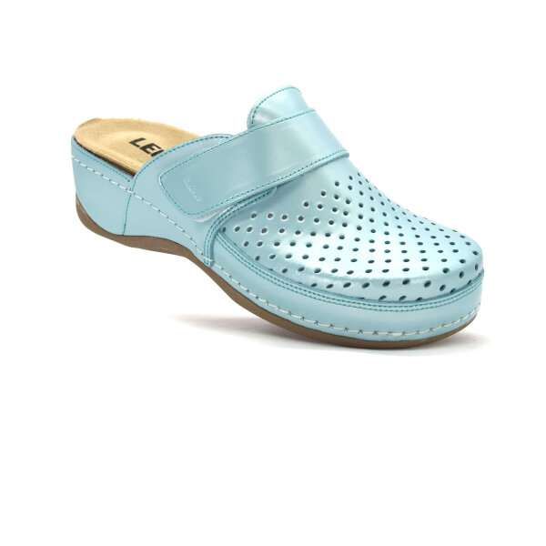 ANATOMISCHE LEDER CLOGS