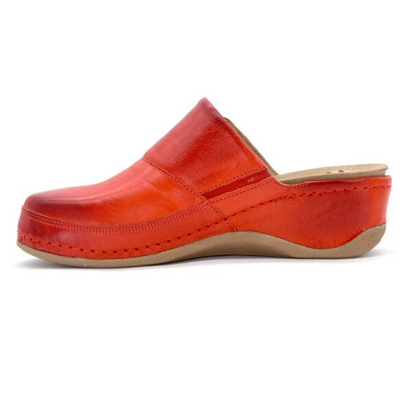 ANATOMISCHE LEDER CLOGS