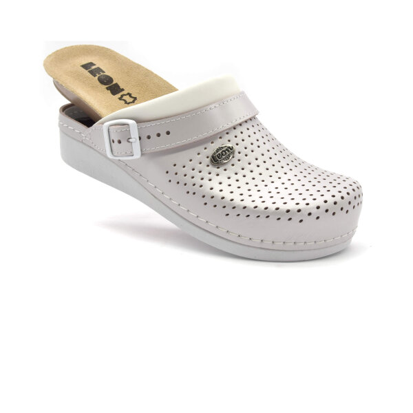 ANATOMISCHE LEDER CLOGS