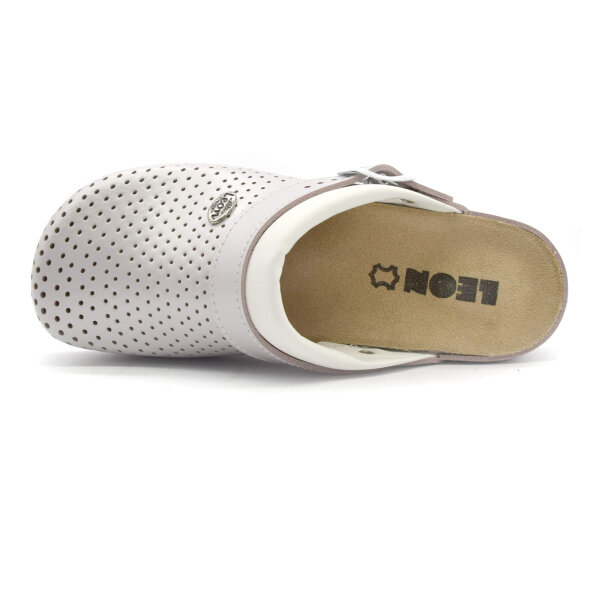 ANATOMISCHE LEDER CLOGS