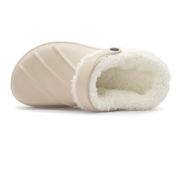 GUMMI CLOGS MIT FELL