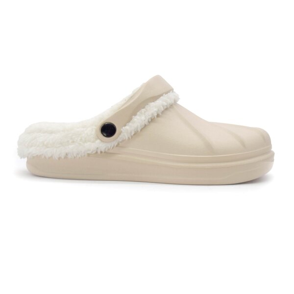 GUMMI CLOGS MIT FELL