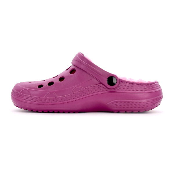 GUMMI CLOGS MIT FELL
