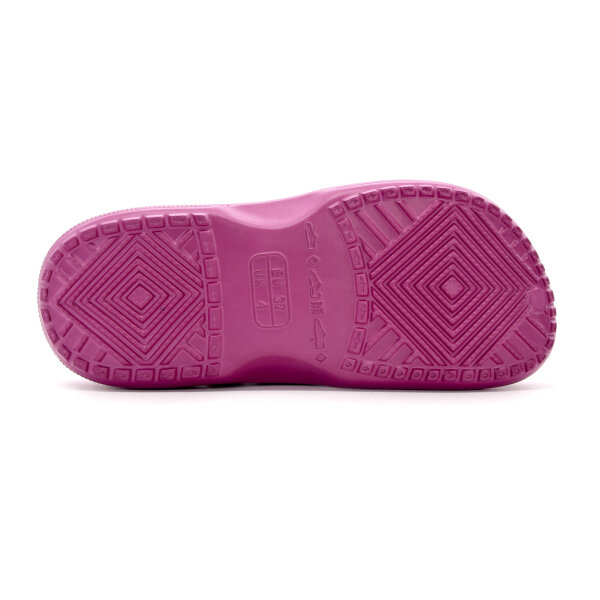 GUMMI CLOGS MIT FELL