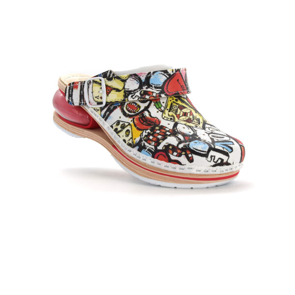 CLOGS MIT KISSEN