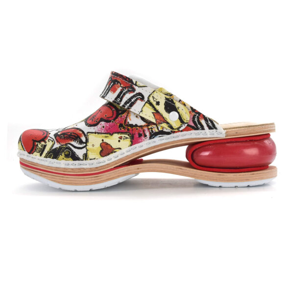 CLOGS MIT KISSEN