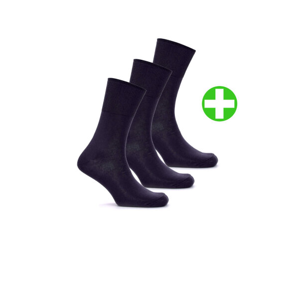 SOCKEN OHNE GUMMI 3ER PACK