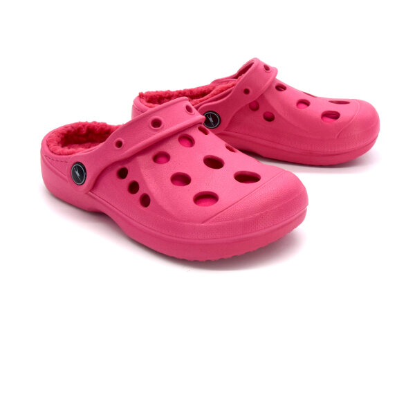 GUMMI CLOGS MIT FELL