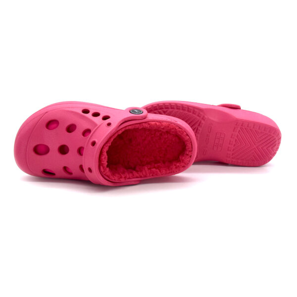 GUMMI CLOGS MIT FELL