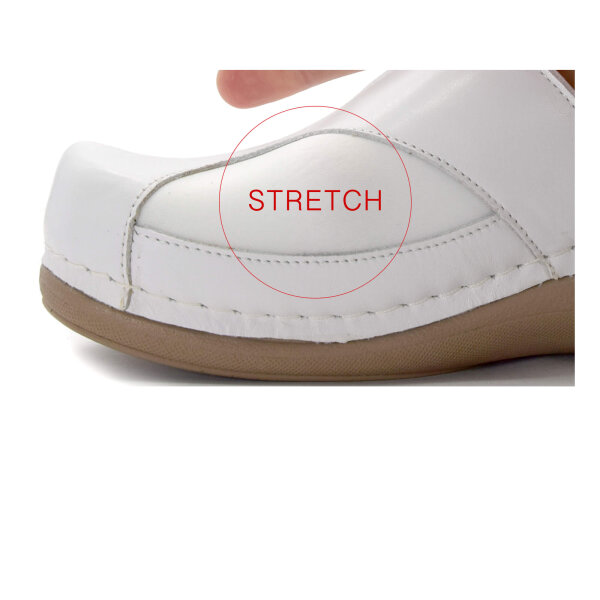 ANATOMISCHE LEDER CLOGS