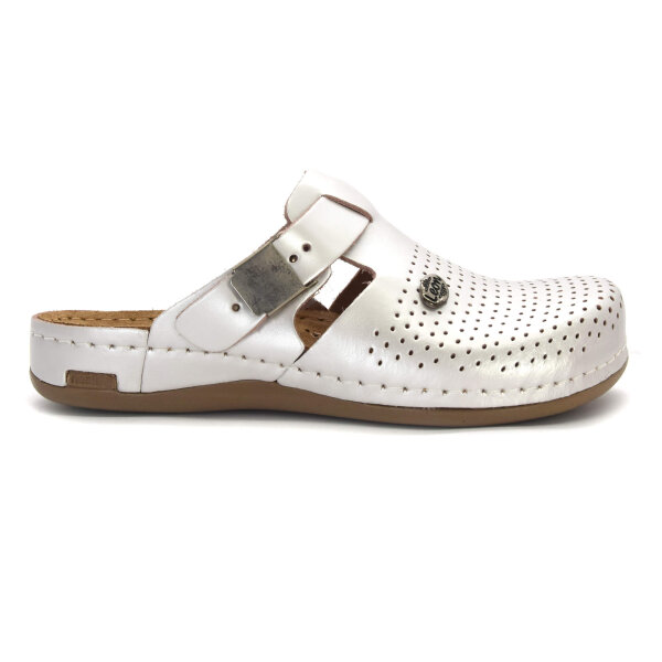 ANATOMISCHE LEDER CLOGS