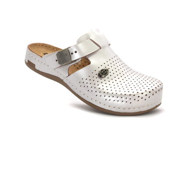ANATOMISCHE LEDER CLOGS