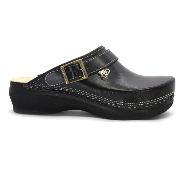 ANATOMISCHE LEDER CLOGS