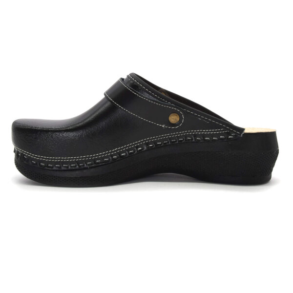 ANATOMISCHE LEDER CLOGS