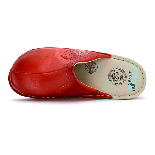ANATOMISCHE LEDER CLOGS