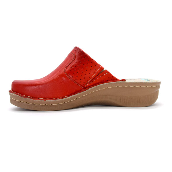 ANATOMISCHE LEDER CLOGS