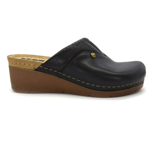 ANATOMISCHE LEDER CLOGS