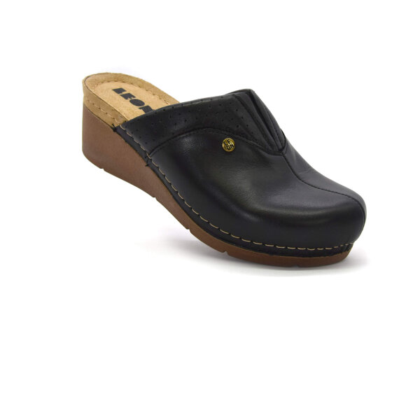 ANATOMISCHE LEDER CLOGS