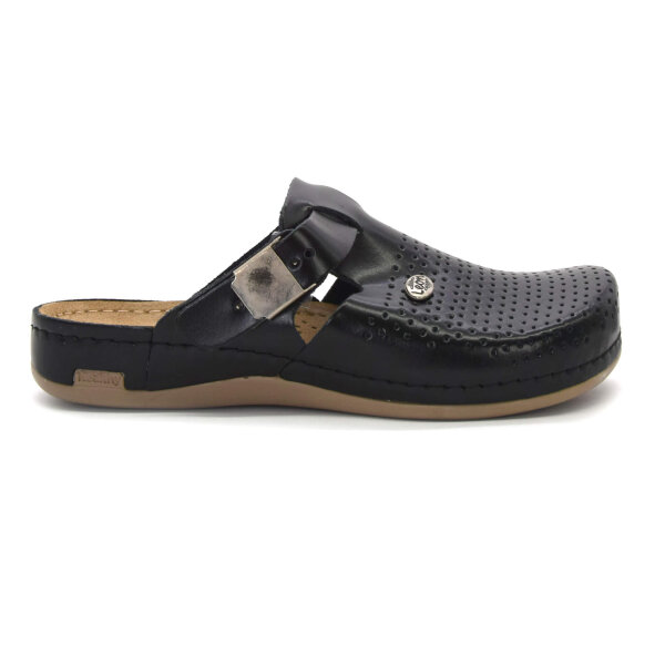 ANATOMISCHE LEDER CLOGS