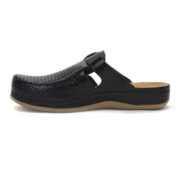 ANATOMISCHE LEDER CLOGS