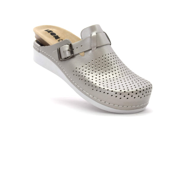 ANATOMISCHE LEDER CLOGS