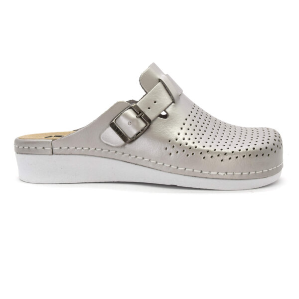 ANATOMISCHE LEDER CLOGS