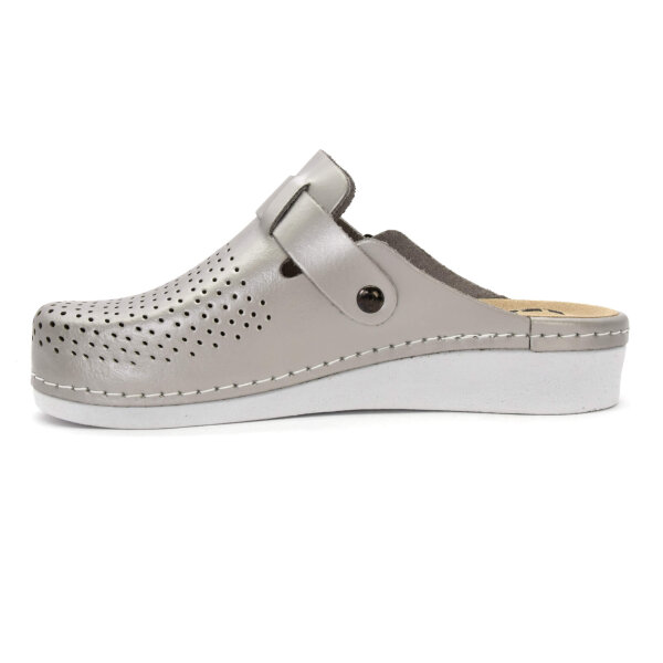 ANATOMISCHE LEDER CLOGS