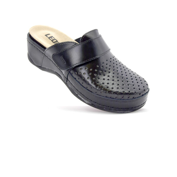 ANATOMISCHE LEDER CLOGS
