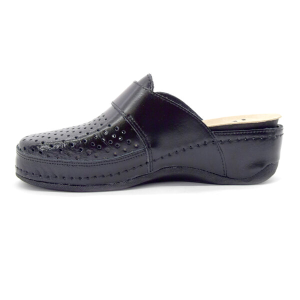 ANATOMISCHE LEDER CLOGS