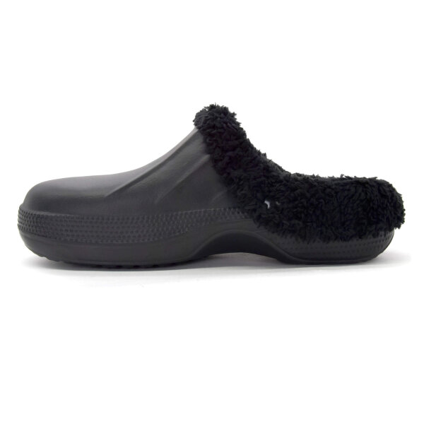 GUMMI CLOGS MIT FELL