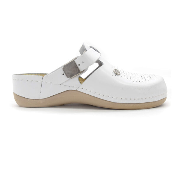 ANATOMISCHE LEDER CLOGS